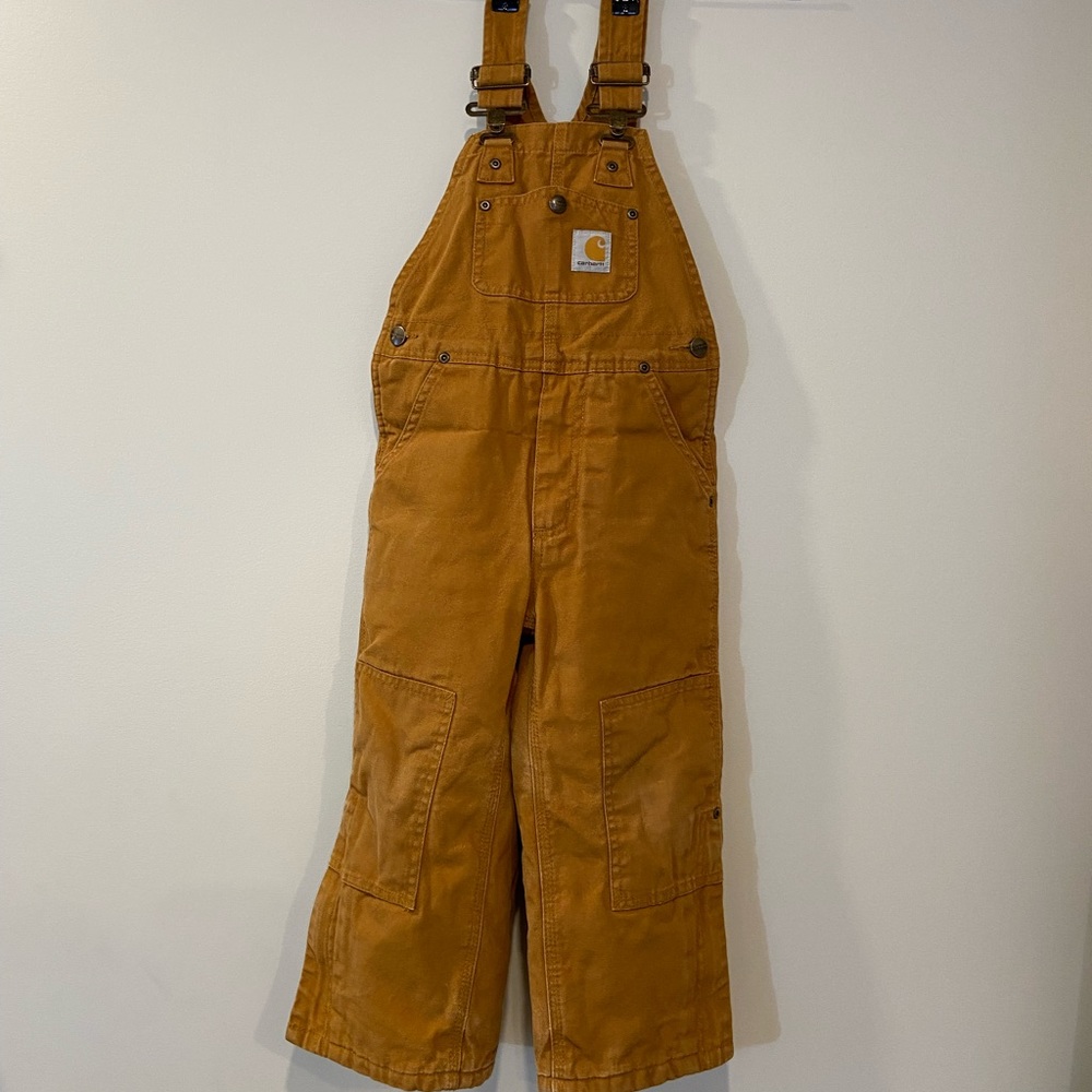 Carhartt Quilt-Lined Overalls Size 4